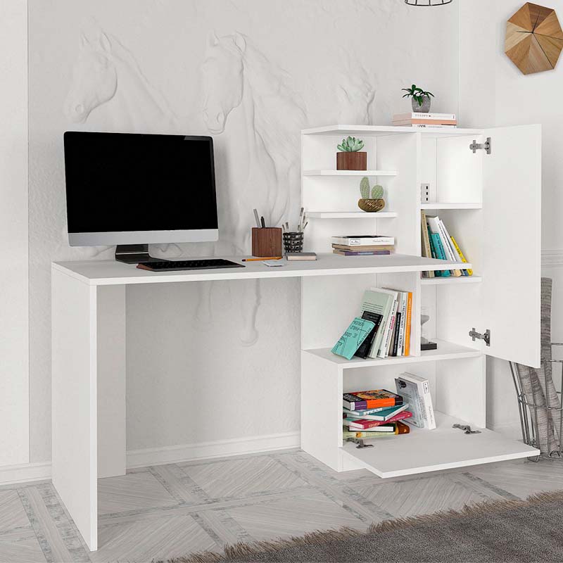 Home Desk Set CLARICE White