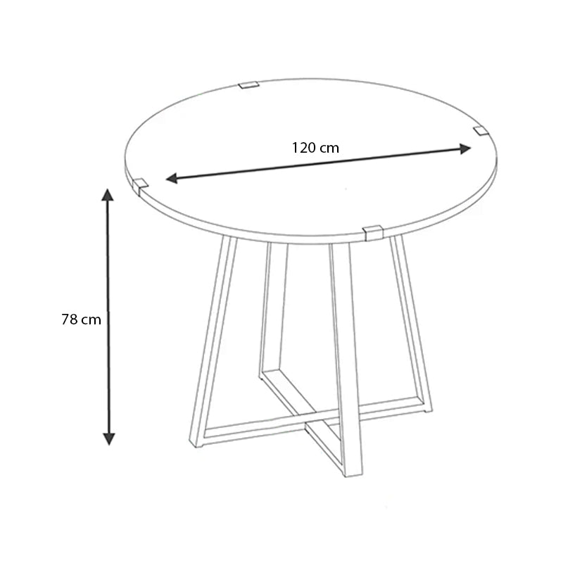 Terrase Table ROBERT Anthracite