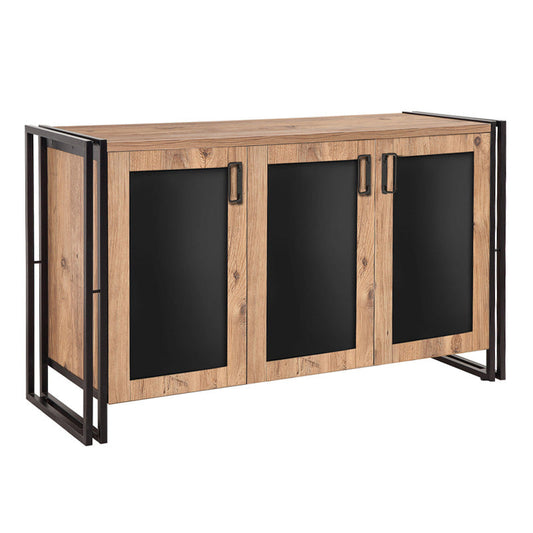 Buffet PRACTIC Pine - Black 10x45x80cm