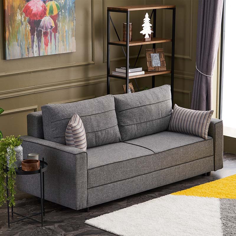 Sofa/Bed LANA three - seater Grey 215x90x88cm