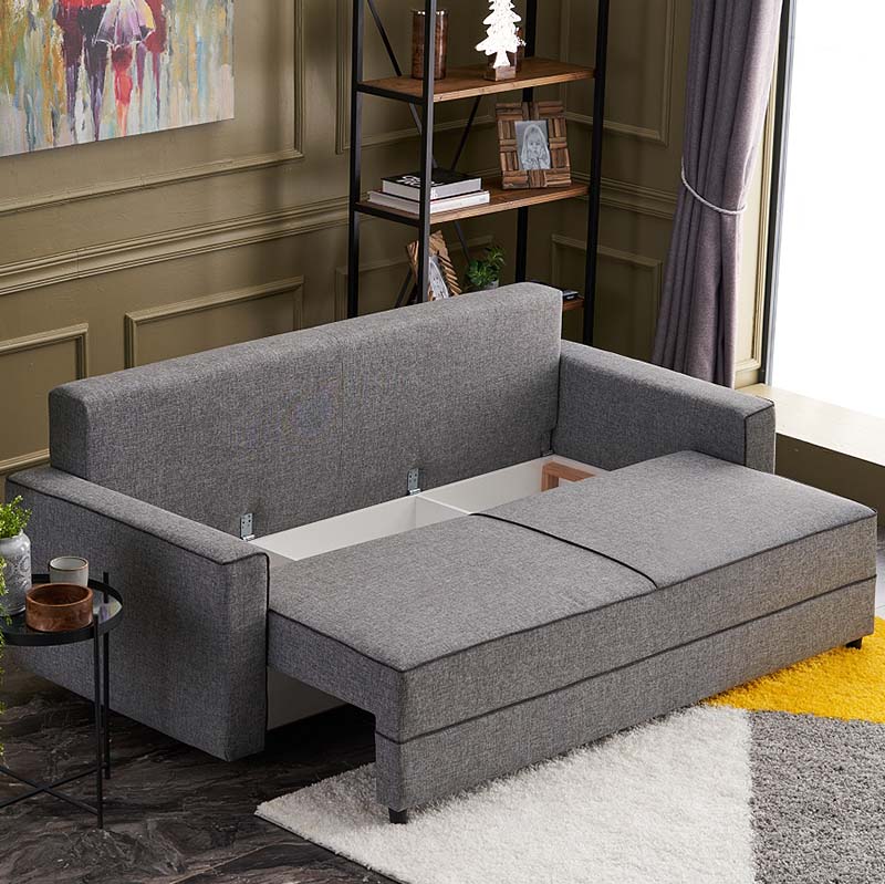 Sofa/Bed LANA three - seater Grey 215x90x88cm